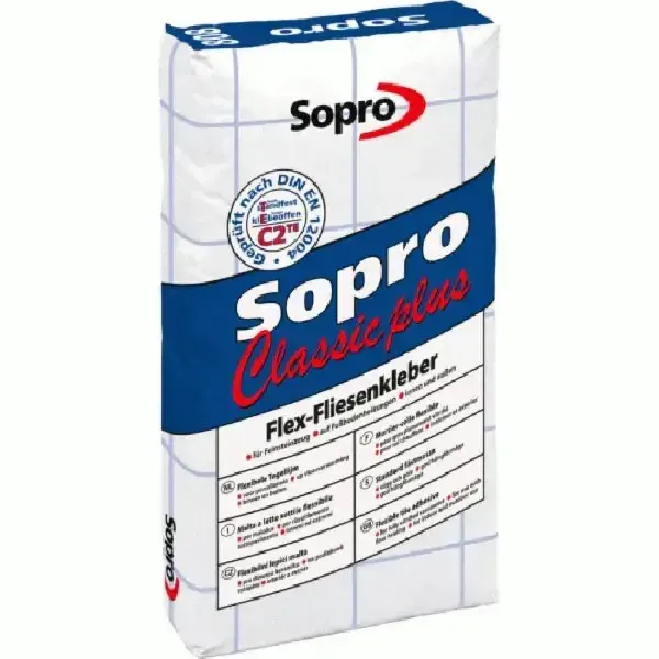 Voordeelprijs Tegellijm Sopro Classic Plus 808 25kg
