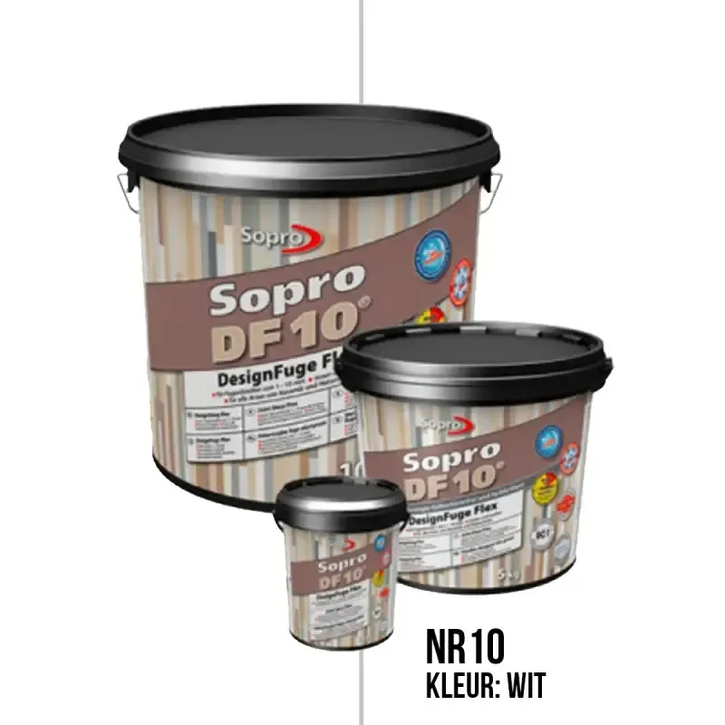 Voegmortel Sopro DF 10 Flexibel wit nr. 10 5kg Weekendaanbieding