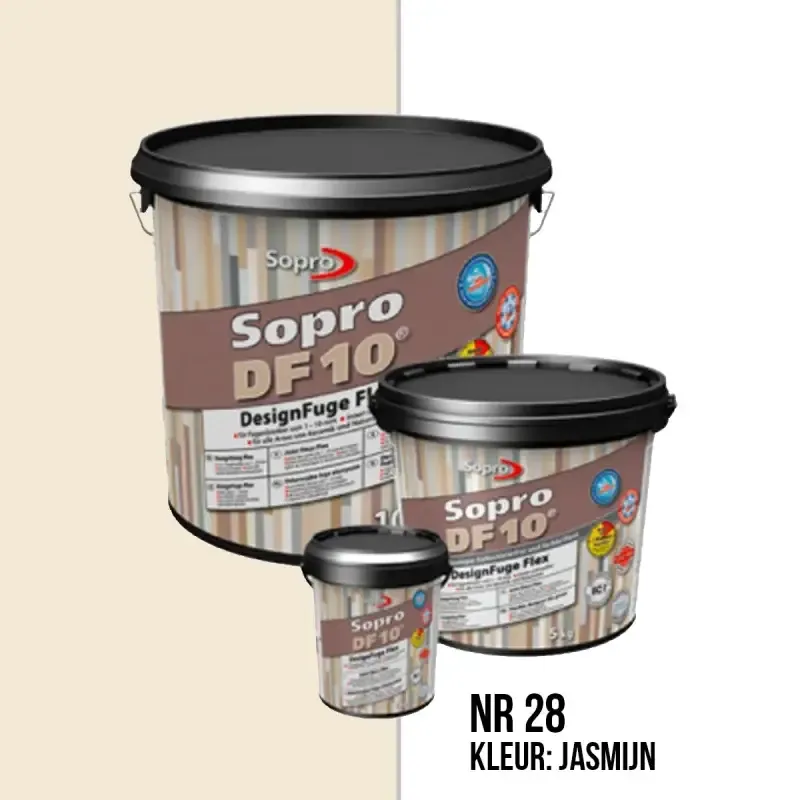 Voegmortel Sopro DF 10 Flexibel jasmijn nr. 28 5kg Direct Verzonden
