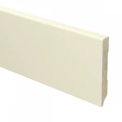 MDF Moderne plint 90x12 voorgelakt RAL9001 - lengte 240cm Flitsaanbieding