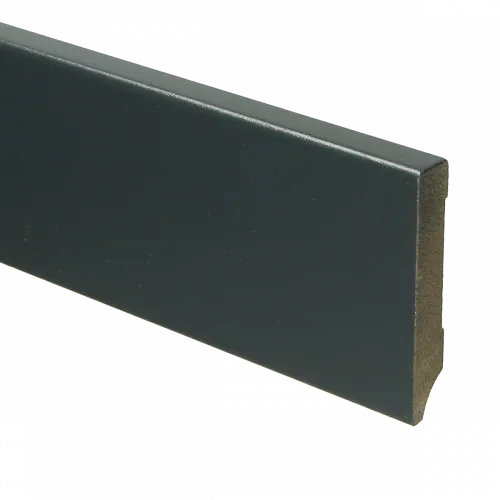 Koop Vandaag MDF Moderne plint 70x12 voorgelakt RAL7016 - lengte 240cm