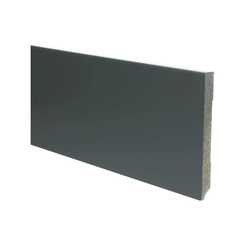 MDF Moderne plint 120x12 voorgelakt RAL7016 - lengte 240cm Express Levering