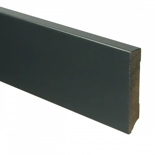 MDF Moderne plint 90x15 voorgelakt RAL7016 - lengte 240cm Fabrieksprijs