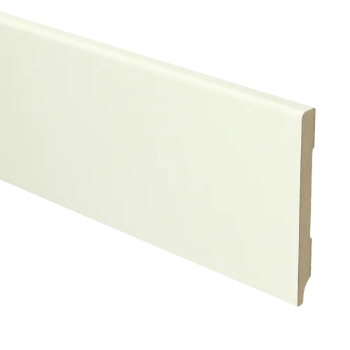 MDF Moderne plint 90x9 voorgelakt RAL9010 - lengte 240cm Gratis Retour