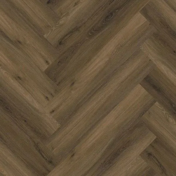 Veilige Betaling Ambiant - Spigato Avanto Visgraat Warm Brown (Plak PVC)