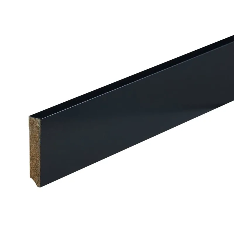 Gelakte plint 70x15 - Amsterdam zwart RAL 9005 Meest Verkocht