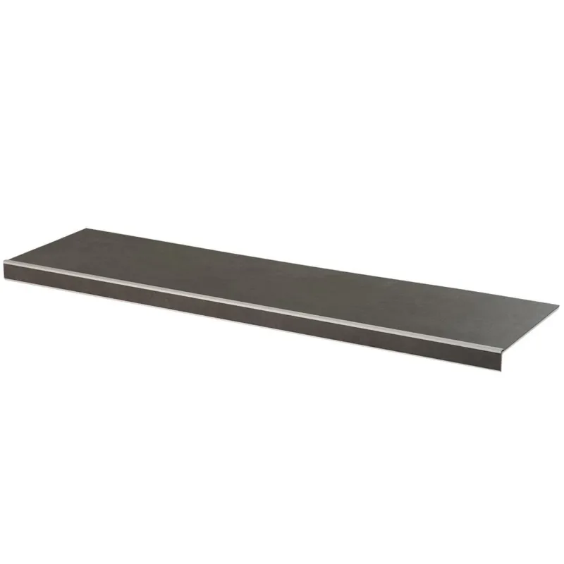 Lage Kosten Ambiant - Ceramo Anthracite 130cm - Traptreden Set (PVC)
