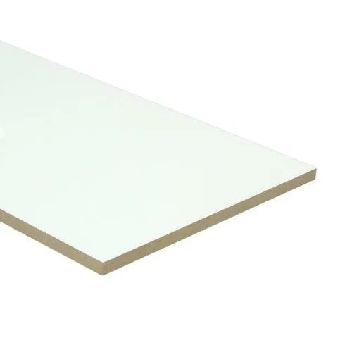 Express Levering PPC - Stootbord wit gegrond - 138 cm x 18 cm