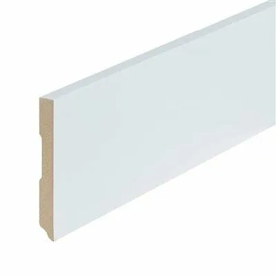 Gratis Retour Folieplint plint 120x15 - Amsterdam wit RAL 9010