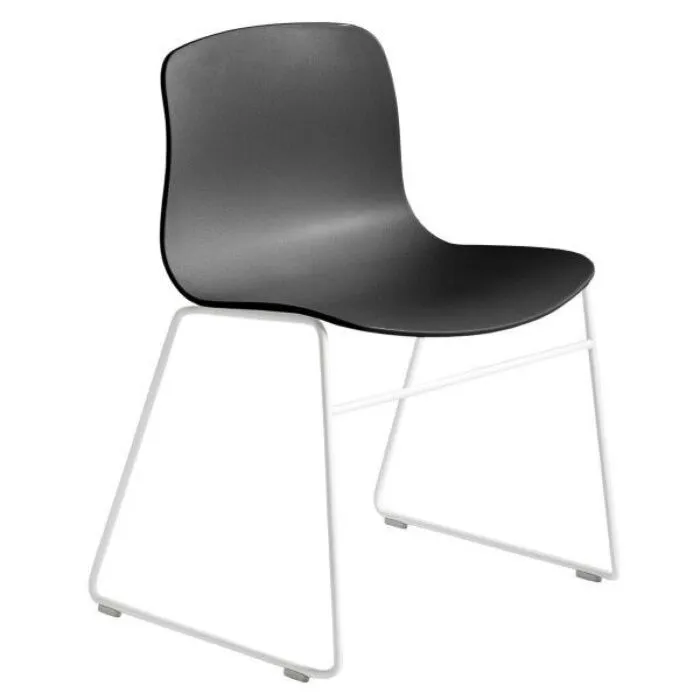 HAY About a Chair AAC08 wit onderstel stoel- Black Bestseller