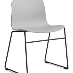 HAY About a Chair AAC08 zwart onderstel stoel- Concrete Grey Gratis Retour