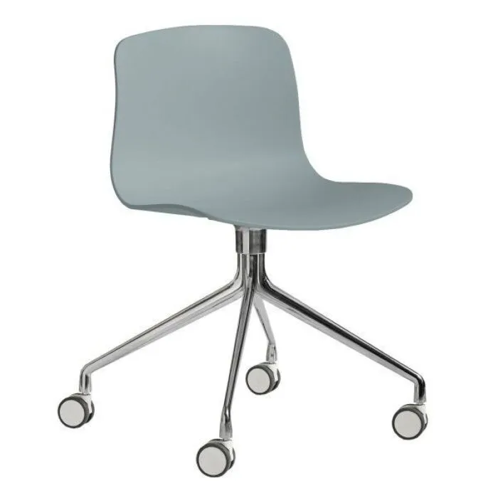 Merkproduct HAY About a Chair AAC14 aluminium onderstel stoel- Dusty Blue