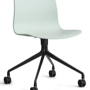 Bestseller HAY About a Chair AAC14 zwart onderstel stoel- Dusty Mint