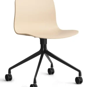 Nieuw HAY About a Chair AAC14 zwart onderstel stoel- Pale Peach