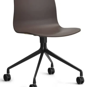 Betrouwbaar HAY About a Chair AAC14 zwart onderstel stoel- Raisin