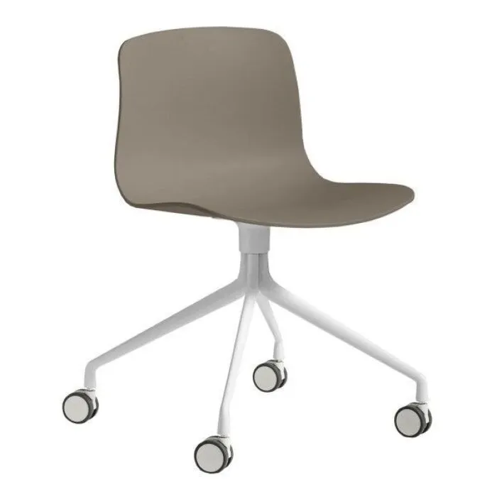HAY About a Chair AAC14 wit onderstel stoel-Khaki Koopje