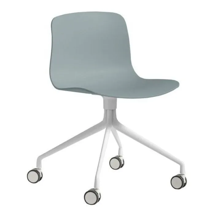 Populair HAY About a Chair AAC14 wit onderstel stoel- Dusty Blue