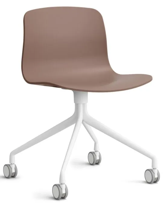 HAY About a Chair AAC14 wit onderstel stoel- Soft Brick Uitverkoop