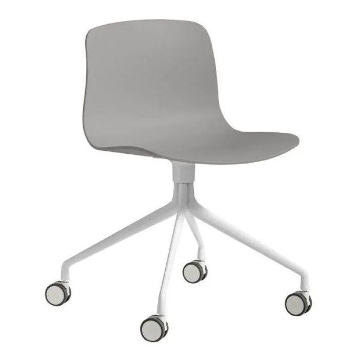 Nieuw HAY About a Chair AAC14 wit onderstel stoel- Concrete Grey