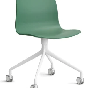 HAY About a Chair AAC14 wit onderstel stoel-Teal Green Snelle Levering