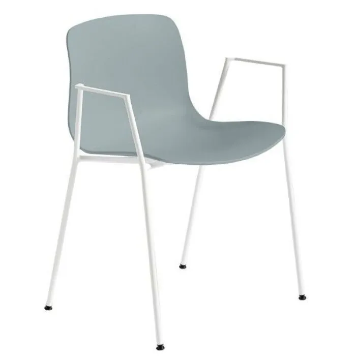 Hete Deal HAY About a Chair AAC18 wit onderstel stoel- Dusty Blue