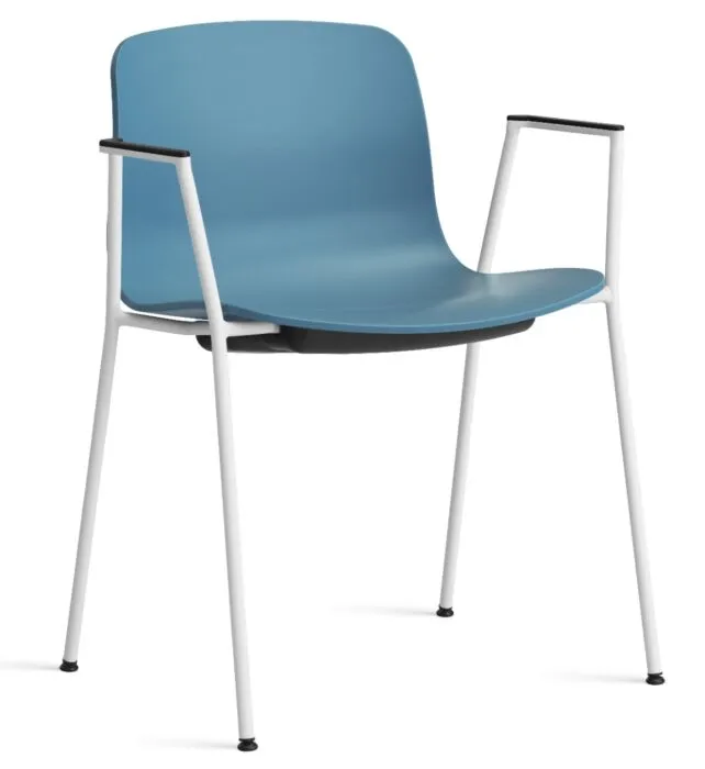 HAY About a Chair AAC18 wit onderstel stoel- Azure Blue Koopje