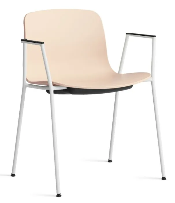 HAY About a Chair AAC18 wit onderstel stoel- Pale Peach Nu Kopen