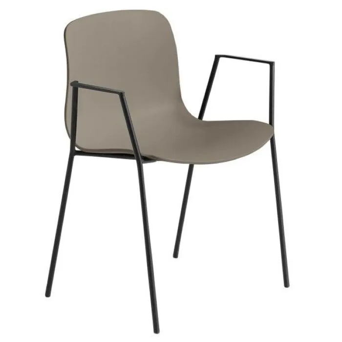 Fabrieksprijs HAY About a Chair AAC18 zwart onderstel stoel-Khaki