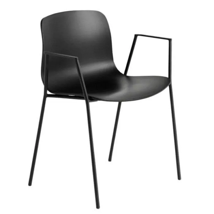 HAY About a Chair AAC18 zwart onderstel stoel-Zwart Veilige Betaling