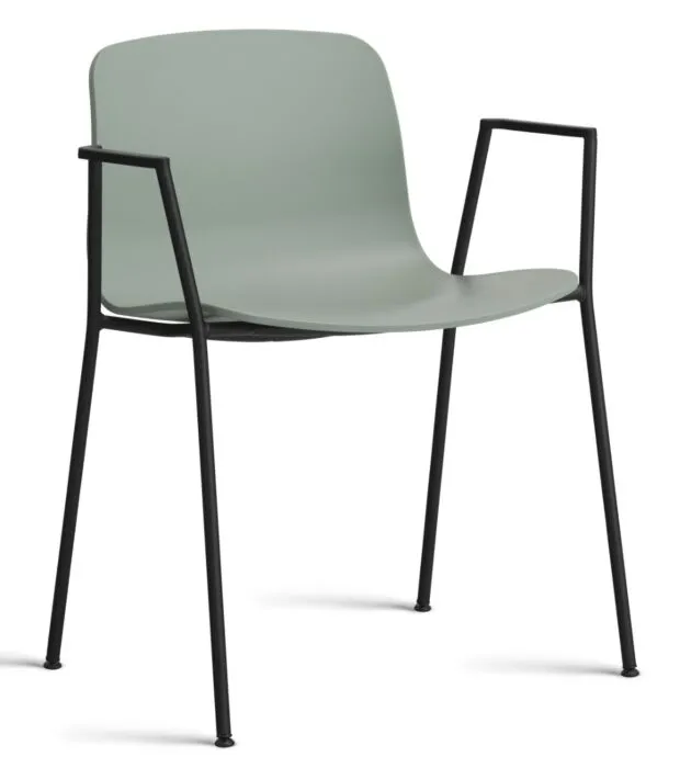 HAY About a Chair AAC18 zwart onderstel stoel- Fall Green Koop Online