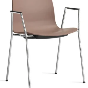 HAY About a Chair AAC18 chroom onderstel stoel-Soft Brick Koop Online