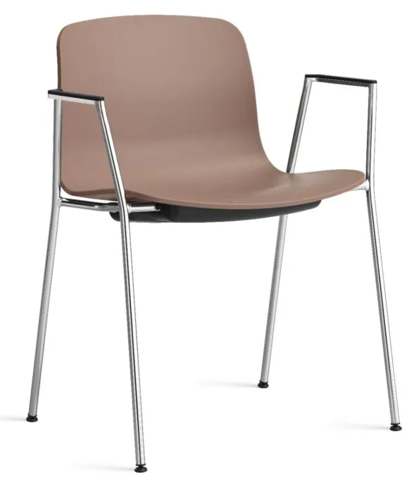 HAY About a Chair AAC18 chroom onderstel stoel-Soft Brick Koop Online