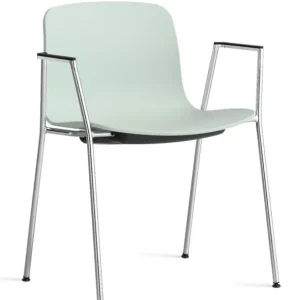 Must-Have HAY About a Chair AAC18 chroom onderstel stoel-Dusty Mint