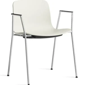 Beste Prijs HAY About a Chair AAC18 chroom onderstel stoel-Melange Cream
