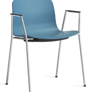 HAY About a Chair AAC18 chroom onderstel stoel- Azure Blue Merkproduct