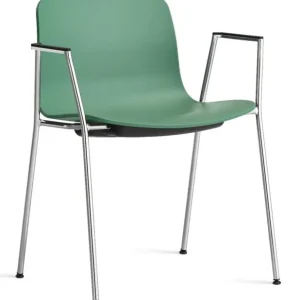 HAY About a Chair AAC18 chroom onderstel stoel- Teal Green Lage Kosten