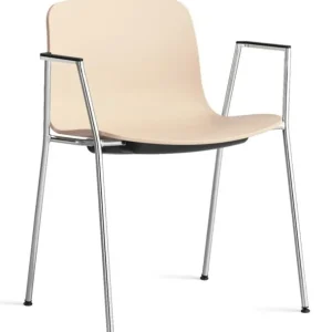 Koop Online HAY About a Chair AAC18 chroom onderstel stoel- Pale Peach