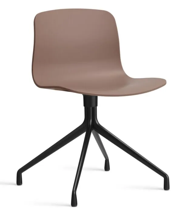 Direct Beschikbaar HAY About a Chair AAC10 zwart onderstel stoel- Soft Brick