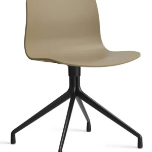 Gecertificeerd HAY About a Chair AAC10 zwart onderstel stoel- Clay