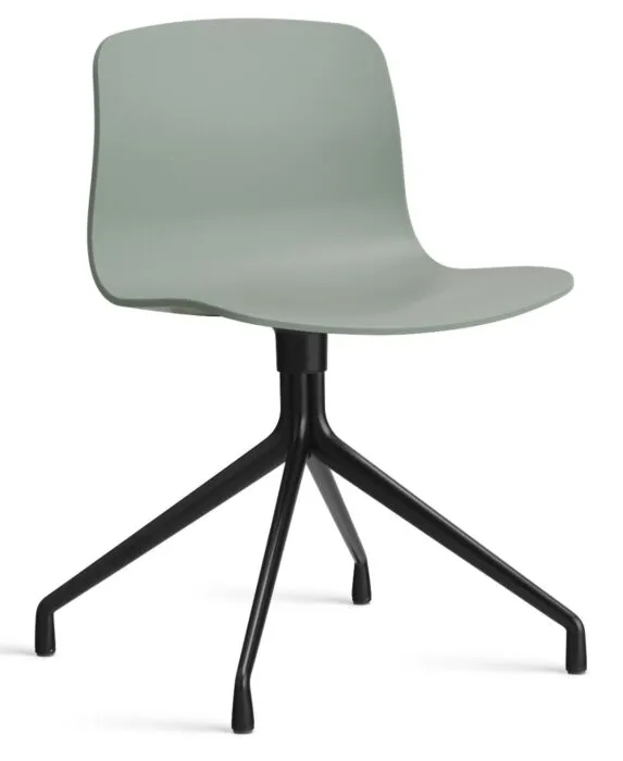Gratis Retour HAY About a Chair AAC10 zwart onderstel stoel- Fall Green
