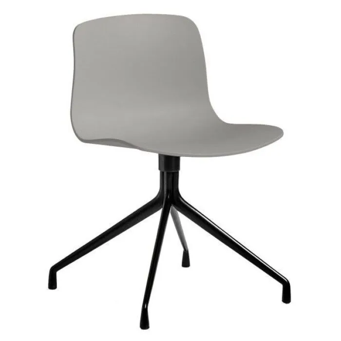HAY About a Chair AAC10 zwart onderstel stoel- Concrete Grey Must-Have