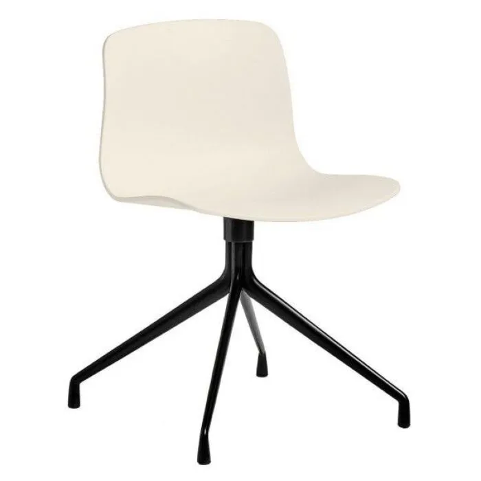 HAY About a Chair AAC10 zwart onderstel stoel-Melange Cream Betaalbaar