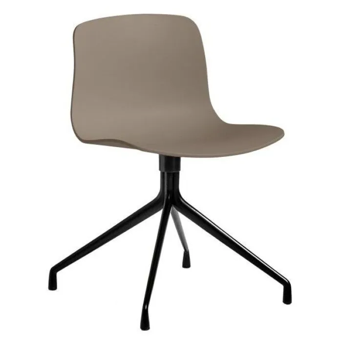 HAY About a Chair AAC10 zwart onderstel stoel-Khaki Express Levering