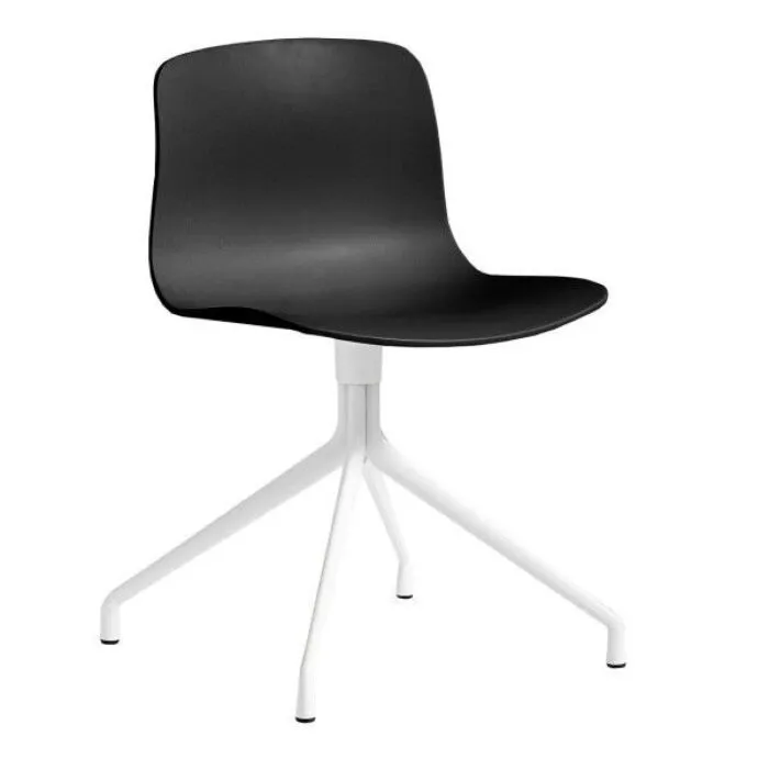 HAY About a Chair AAC10 wit onderstel stoel- Black Meest Verkocht