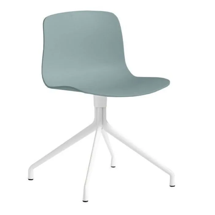 HAY About a Chair AAC10 wit onderstel stoel- Dusty Blue Beperkte Voorraad