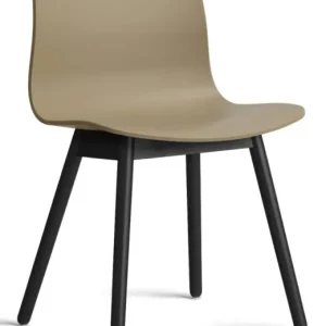 Uitverkoop HAY About a Chair AAC12 zwart onderstel stoel- Clay