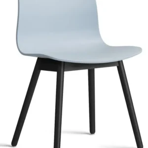 HAY About a Chair AAC12 zwart onderstel stoel- Slate Blue Korting