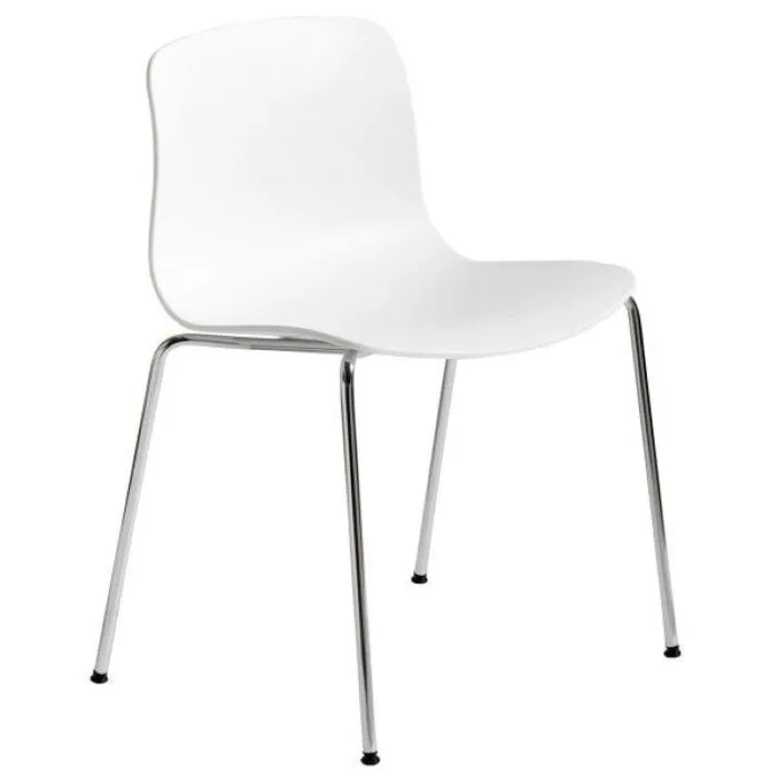 Express Levering HAY About a Chair AAC16 chroom onderstel stoel-Wit