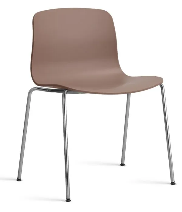 HAY About a Chair AAC16 chroom onderstel stoel- Soft Brick Hoge Kwaliteit