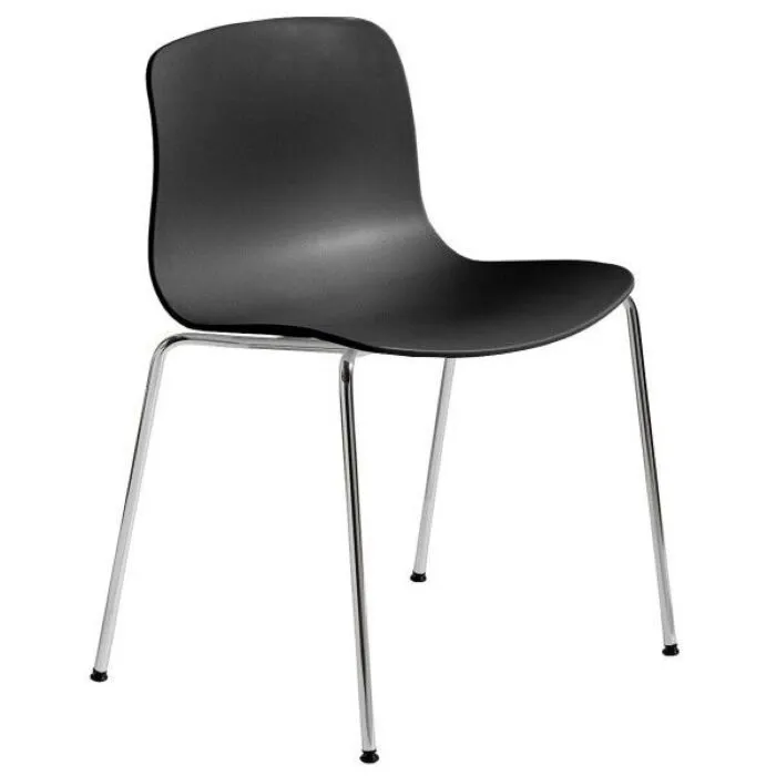HAY About a Chair AAC16 chroom onderstel stoel-Zwart Korting